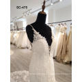 Real princess elegant wedding dress ivory guangzhou mermaid lace wedding dress